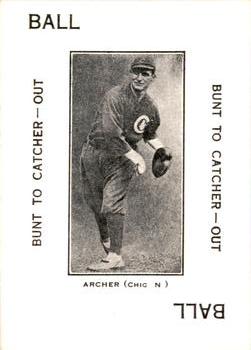 1973 TCMA 1914 Polo Grounds Game (WG4) (reprint) #NNO Jimmy Archer Front