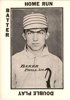 1973 TCMA 1913 Tom Barker Baseball Card Game (WG6 Red Backs) (reprint) #NNO Frank Baker Front