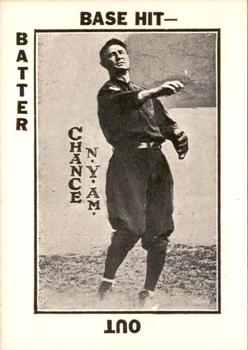 1973 TCMA 1913 Tom Barker Baseball Card Game (WG6 Red Backs) (reprint) #NNO Frank Chance Front