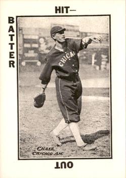 1973 TCMA 1913 Tom Barker Baseball Card Game (WG6 Red Backs) (reprint) #NNO Hal Chase Front