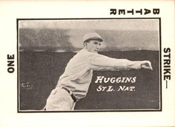 1973 TCMA 1913 Tom Barker Baseball Card Game (WG6 Red Backs) (reprint) #NNO Miller Huggins Front