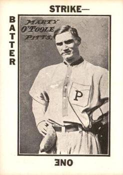 1973 TCMA 1913 Tom Barker Baseball Card Game (WG6 Red Backs) (reprint) #NNO Marty O'Toole Front