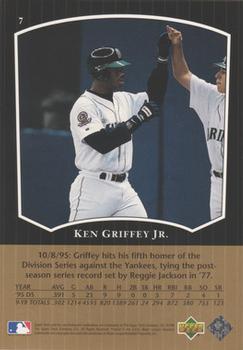1998 Upper Deck Ken Griffey Jr.'s Most Memorable Home Runs #7 Ken Griffey Jr. Back