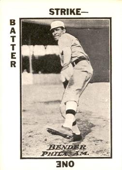 1973 TCMA 1913 Tom Barker Baseball Card Game (WG6) (reprint) #NNO Chief Bender Front