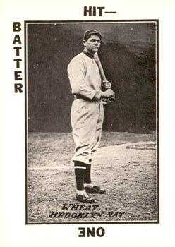 1973 TCMA 1913 Tom Barker Baseball Card Game (WG6) (reprint) #NNO Zack Wheat Front