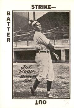 1973 TCMA 1913 Tom Barker Baseball Card Game (WG6) (reprint) #NNO Joe Wood Front