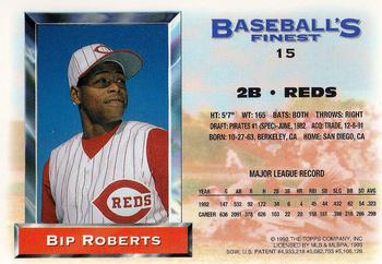 1993 Finest #15 Bip Roberts Back