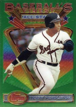 1993 Finest #101 Terry Pendleton Front