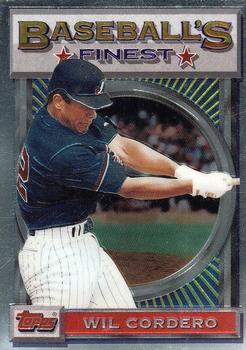 1993 Finest #123 Wil Cordero Front