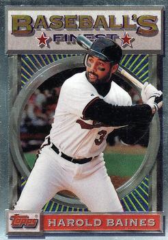 1993 Finest #153 Harold Baines Front