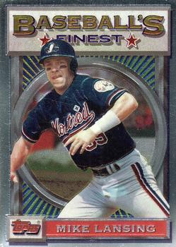 1993 Finest #186 Mike Lansing Front