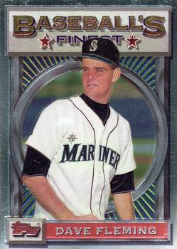 1993 Finest #196 Dave Fleming Front