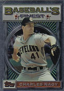 1993 Finest #58 Charles Nagy Front