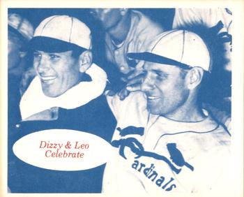 1974 TCMA 1934 St. Louis Cardinals Blue Tint #NNO Dizzy Dean / Leo Durocher Front