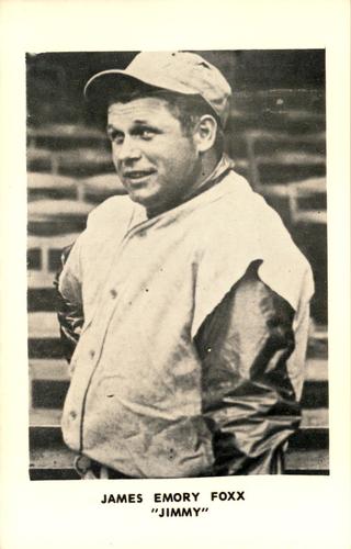 1970 SCFC Old Timer Postcard Series #NNO Jimmie Foxx Front