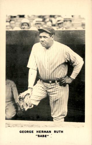 1970 SCFC Old Timer Postcard Series #NNO Babe Ruth Front