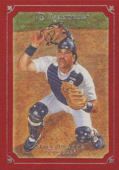 2007 Upper Deck Masterpieces - Red Linen #40 Mike Piazza Front