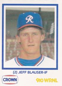 1987 Richmond Braves #NNO Jeff Blauser Front