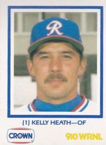 1987 Richmond Braves #NNO Kelly Heath Front
