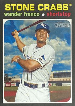 2020 Topps Heritage Minor League #1 Wander Franco Front