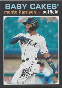 2020 Topps Heritage Minor League #56 Monte Harrison Front