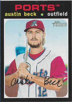 2020 Topps Heritage Minor League #94 Austin Beck Front
