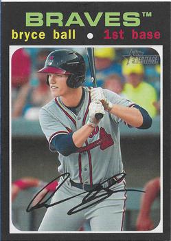 2020 Topps Heritage Minor League #98 Bryce Ball Front