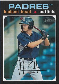 2020 Topps Heritage Minor League #174 Hudson Head Front