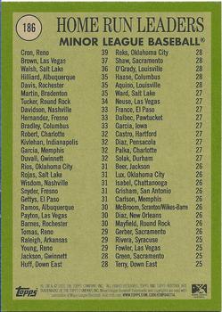 2020 Topps Heritage Minor League #186 Michael Gettys / Mason Martin / Yadiel Hernandez Back