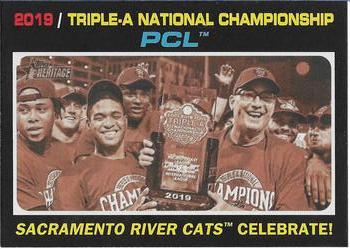 2020 Topps Heritage Minor League #197 Sacramento River Cats Team Front