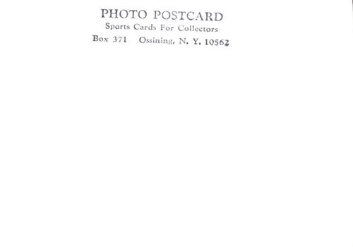 1971 SCFC Photo Postcards #NNO Max Carey Back