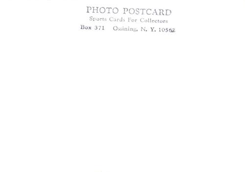 1971 SCFC Photo Postcards #NNO Burleigh Grimes Back