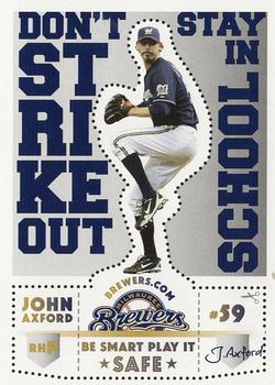 2011 Milwaukee Brewers Police - West Allis Police #NNO John Axford Front