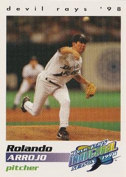 1998 Tampa Bay Devil Rays Stadium Set #2 Rolando Arrojo Front