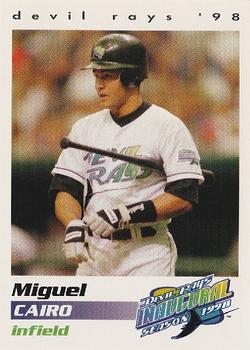 1998 Tampa Bay Devil Rays Stadium Set #5 Miguel Cairo Front