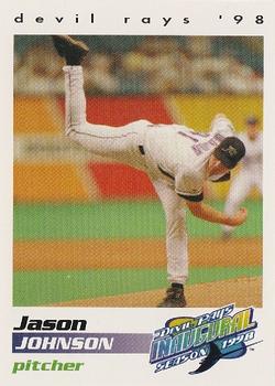 1998 Tampa Bay Devil Rays Stadium Set #12 Jason Johnson Front