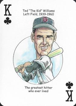 2015 Hero Decks Boston Red Sox Baseball Heroes Playing Cards #K♣️ Ted Williams Front