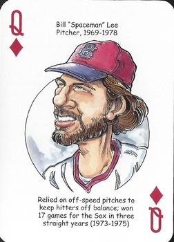 2015 Hero Decks Boston Red Sox Baseball Heroes Playing Cards #Q♦️ Bill Lee Front