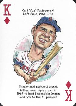 2015 Hero Decks Boston Red Sox Baseball Heroes Playing Cards #K♦️ Carl Yastrzemski Front