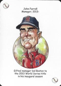 2015 Hero Decks Boston Red Sox Baseball Heroes Playing Cards #NNO John Farrell Front