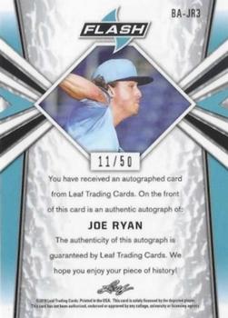 2019 Leaf Flash - Blue #BA-JR3 Joe Ryan Back