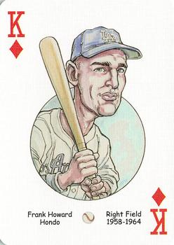 2005 Hero Decks Los Angeles & Brooklyn Dodgers Baseball Heroes Playing Cards #K♦ Frank Howard Front