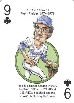 2015 Hero Decks Kansas City Royals Baseball Heroes Playing Cards #9♣ Al Cowens Front