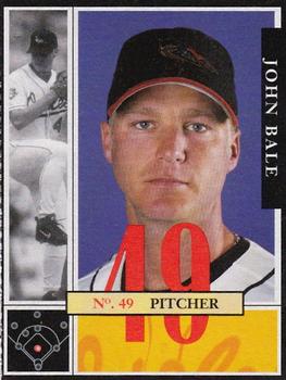 2002 Baltimore Orioles Program Cards #2 John Bale Front