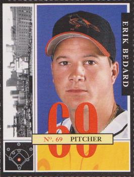 2002 Baltimore Orioles Program Cards #5 Erik Bedard Front