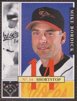 2002 Baltimore Orioles Program Cards #7 Mike Bordick Front