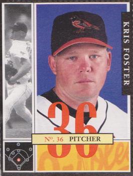 2002 Baltimore Orioles Program Cards #13 Kris Foster Front