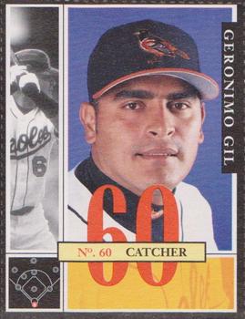 2002 Baltimore Orioles Program Cards #15 Geronimo Gil Front