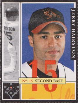 2002 Baltimore Orioles Program Cards #17 Jerry Hairston Front