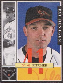2002 Baltimore Orioles Program Cards #18 Pat Hentgen Front